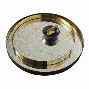 Plateau de service élégant pour restaurants, cafés et hôtels, idéal pour servir plats, fruits, café et délicieux desserts, finition émaillée - Product Image 4