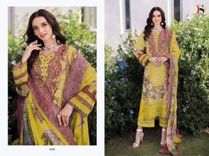 Salwar Kameez paquistaní bordado con parches algodón Dupatta trajes paquistaníes catálogo completo disponible a precio de mayorista - Product Image 4