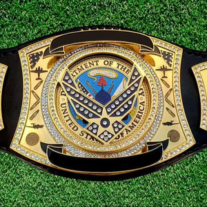 เข็มขัดหนังหนา8มม. สำหรับนักมวยปล้ำและชกมวยเข็มขัดเฮฟวี่เวทออกแบบได้ตามต้องการ - Product Image 1