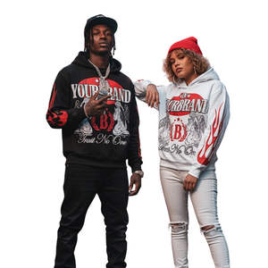 Sweats à capuche surdimensionnés personnalisés pour hommes, texture douce et lisse, sweat à capuche lourd, parfait pour les tenues de style urbain d'hiver, OEM ODM - Product Image 4