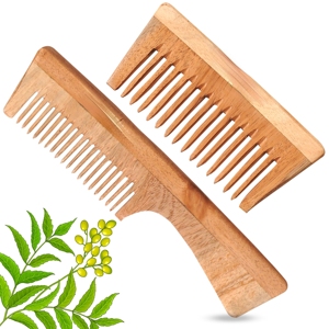 Premium Natural Wood Hair Comb Ergonomic Grip for Smooth Styling <b>Scalp</b> Massage Daily Hair <b>Care</b> Customizable Branding Packaging - Product Image 5