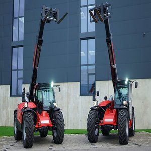 Manipulador telescópico de ruedas diésel usado para todoterreno con cargador frontal - Product Image 1