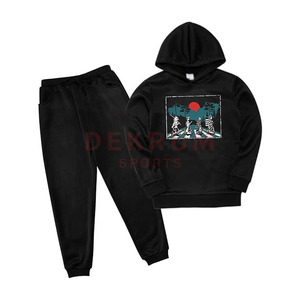 Haute Qualité DTG Survêtements Hiver Manches Longues XL Taille Élégant Logo Street Wear Ensembles Meilleur Matériel en Vente! - Product Image 1