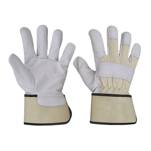 Gants de gréeur canadiens de travail en cuir de vache Gants de travail pour hommes Gants de conduite de protection de sécurité - Product Image 5