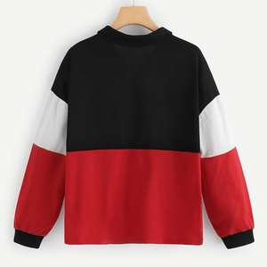 เสื้อสเวตเตอร์แฟชั่นผู้หญิงเสื้อครอปของผู้หญิงเสื้อแฟชั่นฮิปฮอปทรงหลวมไซส์ใหญ่พิเศษ - Product Image 1