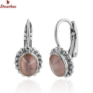 ต่างหูเงินแท้ 925 ประดับลาบราโดไรต์ ดีไซน์ทันสมัยสำหรับผู้หญิง จากซัพพลายเออร์ เครื่องประดับคุณภาพสูง ชุบทอง 18K รูปทรงหยดน้ำ ผลิตโดยบุคคลที่สาม - Product Image 6