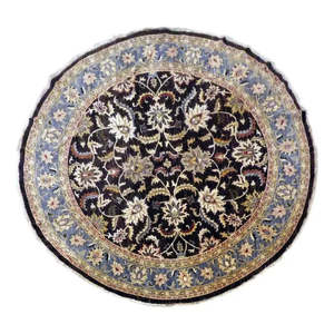 Alfombra de Peshawar y Khotan anudada a mano, única en su tipo, de 10' x 10' Pes_Kho_232 - Product Image 1