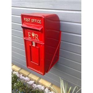 กล่องใส่จดหมายตกแต่งบ้านสวนงานแต่งงานกล่องโลหะสีแดงตกแต่งเทศกาลคริสต์มาส - Product Image 6