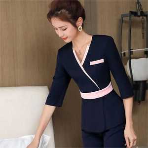 ชุดยูนิฟอร์มพยาบาลแบบใหม่สำหรับบุรุษและสตรี พร้อมกางเกงจ็อกเกอร์ มีไซส์สำหรับทั้งชายและหญิง - Product Image 2