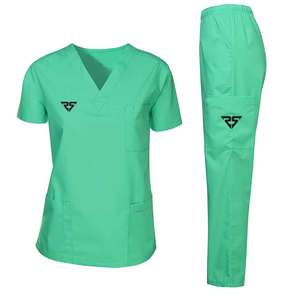 Uniform <b>scrubs</b> women sets <b>tops</b> doctor fabric with pockets sets unisex medical dental beauty salon custom uniform <b>scrub</b> nurses - Product Image 1