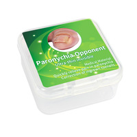 Patch correcteur d'ongle incarné patch adhésif de correction d'ongle d'orteil de soin des pieds avec boîte de rangement pour la maison pour femme