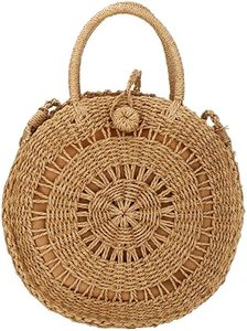 Sac fourre-tout en paille pour femmes grande capacité Shopping fourre-tout bohème sac à bandoulière voyage sac de plage avec doublure OEM - Product Image 3