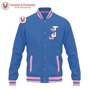 Custom Jack and Jill of America 1938 Embroidered block color Women Greek Letterman Jacket Varsity Jacket - Product Image 1