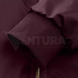 Chaqueta Bomber de lona de alta calidad ajustada para hombre personalizada estilo callejero de talla grande invierno informal transpirable con logotipo - Product Image 6