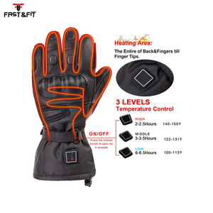 ถุงมือนักขี่จักรยานมอเตอร์ครอสแบบเต็มนิ้วสำหรับผู้ชายถุงมือกันน้ำดีไซน์ใหม่ - Product Image 2