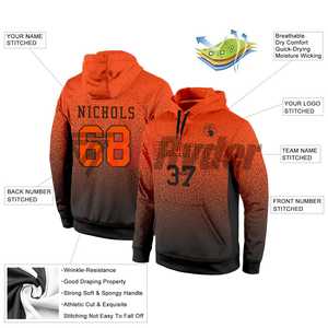 เสื้อฮู้ดพิมพ์ลายแบบซับลิเมชันสำหรับผู้ชายเสื้อฮู้ดพิมพ์ลายสตรีทไซส์ใหญ่พิเศษ - Product Image 2