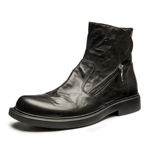 Chaussures Oxford en cuir de vachette pleine fleur avec talon amorti et design antidérapant, chaussures habillées pour hommes, chaussures en cuir - Product Image 1