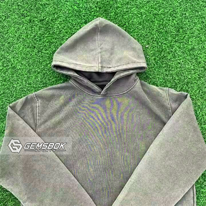 Sudaderas Personalizadas para Hombre de Alta Calidad, 100% Algodón Felpa, Ecológicas, Colores Personalizados, Efecto Deslavado por el Sol, Lavado Ácido Intenso, Digital - Product Image 2