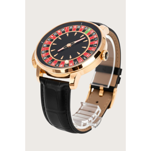 Montre automatique pour homme en or rose, série Casino, cadran ovale Roulette, boîtier tonneau de luxe 47 mm, fonction lumineuse, montre-bracelet sportive - Product Image 3