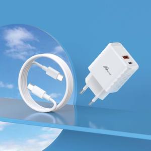 Adaptador GAN PD20W tipo C, carga rápida de 20W para auriculares, teléfonos, uso doméstico e industrial, compatible con los estándares de la UE, Reino Unido y EE. UU. - Product Image 4