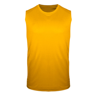 Neck Men's Sleeveless <b>Muscle</b> <b>T</b> <b>Shirt</b> Solid Color Custom Logo Low MOQ Garments Factory Made Oversized Gym <b>T</b> <b>Shirt</b> O-Neck - Product Image 1
