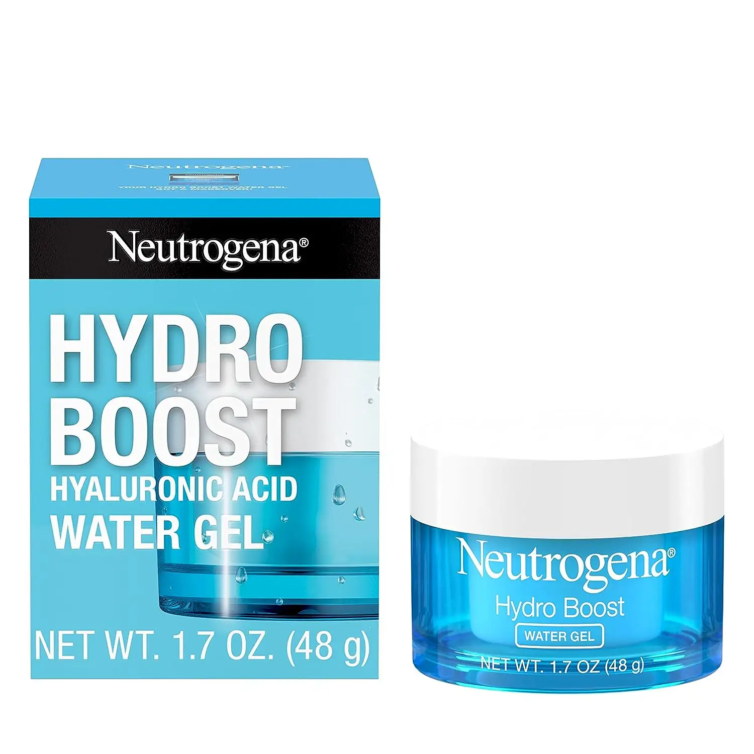 Großhandel Versorgung Neutrogen Hydro Boost Hyaluron säure Feuchtigkeit spendendes Wasser Gel-Gesichts feuchtigkeit creme für trockene Haut Ölfrei Nicht-Comedogen