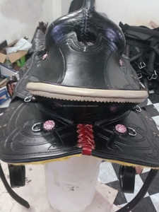 Premium Leather Handmade Comfortable Racing Western English Horse Saddle Wooden Fiberglass <b>Plastic</b> <b>Tree</b> Customization Available - Product Image 3