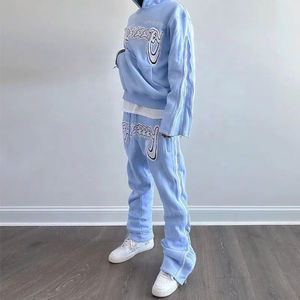 Chándal Ajustado con Corte Acampanado para Hombre, Logotipo Personalizado, Talla Adulto XL, Estilo Urbano, Material Transpirable - Product Image 2