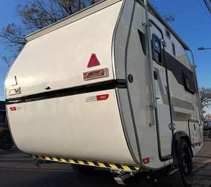 Remolque Compacto con Suspensión Independiente, Remolque Tipo Lágrima, Mini Remolque Tipo Lágrima con Sistema de Agua - Product Image 4