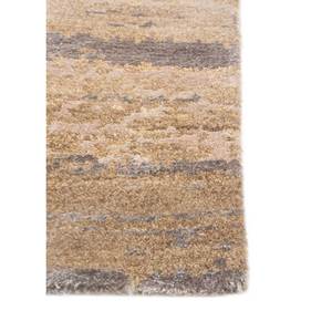 พรมไหมไผ่ผสมขนสัตว์ถักมือลายทางสีเบจน้ำตาล หนา 10 มม. สำหรับห้องโถงบ้าน รูปทรงสี่เหลี่ยมผืนผ้า เหมาะสำหรับห้องวัยรุ่น - Product Image 4