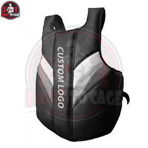 Protège-poitrine de boxe MMA noir, blanc, rouge, PVC, haute qualité, durable, couleurs personnalisées - Product Image 5