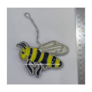 คุณภาพสูงที่ไม่ซ้ำกันเครื่องประดับคริสต์มาสแขวนสำหรับตกแต่งต้นไม้งานปักด้วยมือและงานลูกปัดพิมพ์กราฟิก - Product Image 2