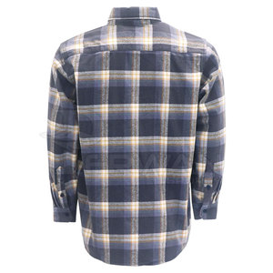 เสื้อเชิ้ตผ้าสักหลาดลายสก็อตสำหรับผู้ชายเสื้อเชิ้ตผ้าฝ้ายทอสำหรับผู้ใหญ่เด็กผู้ชายเสื้อลำลองผ้าสักหลาดสำหรับผู้ชาย