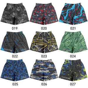 2025 Custom Men's Gym Polyester Shorts High Quality Sublimation Printed Sunflower Pattern Double <b>Layer</b> Mesh High Quality Men's - Product Image 4