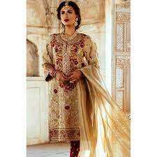 Salwar Kameez ชุดเดรสสนามหญ้าสำหรับผู้หญิง,ชุดปากีสถานและปากีสถาน Shalwar Kameez คอลเลกชันปี2023 - Product Image 4
