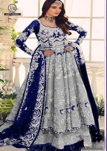 2026 Top Selling Unstitched Formal Party <b>Dress</b> for Women New Designer Regular Length Maxi Frock Salwar Kameez Hand Work Made - Product Image 3