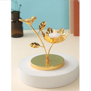 Bougeoir en métal finition antique bougeoir pour éclairage et décoration de la maison ensemble bougeoir décoratif élégant - Product Image 6