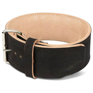 Offre Spéciale Haltérophilie Ceintures à Double Prong Heavy Duty Fitness Rembourré Haltérophilie Ceintures en cuir - Product Image 1