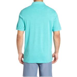 Hommes pour polos 100% coton tricoté tissu bouton homme mode golf pour polo avec cou manches courtes prix de fabrication - Product Image 4