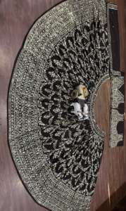 กระเป๋าคลัทช์สำหรับผู้หญิงเสื้อผ้าอินเดียแฟชั่นทันสมัยสำหรับผู้ใหญ่ชุดผ้าแคนวาสแบบแคนวาส - Product Image 3