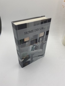 Venta al por mayor de lujo hecho a mano moderno de moda caja de libros de madera personalizable forma de flor decoración de pared para el hogar - Product Image 2