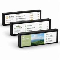 Écrans LCD Barre Allongée Haute Luminosité 37 pouces IP65 pour Publicité Extérieure, Expositions et Écrans d'Accueil