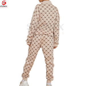 Sweat imprimé pour filles fermeture à glissière en coton mélangé nouveauté sweats personnalisés à vendre - Product Image 3