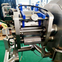 Cortadora de Carne Congelada Industrial 3D, Máquina Automática de Corte en Cubos de Acero Inoxidable para Carne de Res, Cerdo y Pollo, de Alta Capacidad Comercial