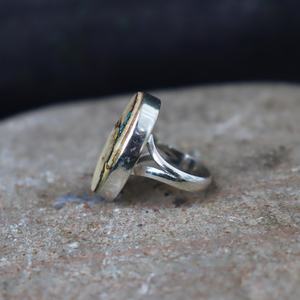 Monarch <b>Opal</b> <b>Ring</b> Statement <b>Ring</b> Sterling Silver <b>Ring</b> Gift For Women & Girls Anniversary Gift For Her - Product Image 4