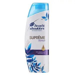 Head & Shoulders Supreme- Anti-Dandruff Shampoo With Argan Oil For Dry Scalp Rejuvenation 400Ml