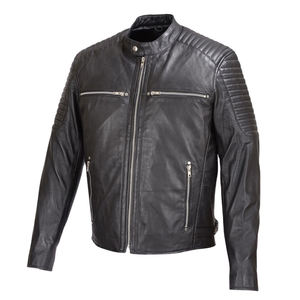 Chaqueta de cuero genuino para hombre, chaqueta de cuero personalizada, abrigo de invierno, chaquetas Softshell de color y diseño personalizados - Product Image 2