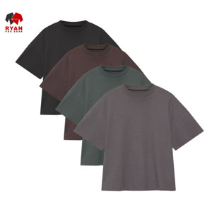 เสื้อยืดผู้ชายคุณภาพพรีเมียมแบบกำหนดเอง ผ้าสวมใส่สบาย ระบายอากาศได้ดี ป้องกันแบคทีเรีย พร้อมโลโก้แบบกำหนดเอง - Product Image 6