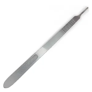 Ручка для скальпеля, 3 л, Стоматологическая хирургическая Ручка барда, скальпель, ручка без 3 л, держатель лезвия, инструмент из нержавеющей стали, Сертификат ISO CE