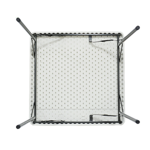 Mesa plegable cuadrada de plástico HDPE de 3 pies bjflamingo Mesa de comedor de plástico cuadrada blanca - Product Image 2